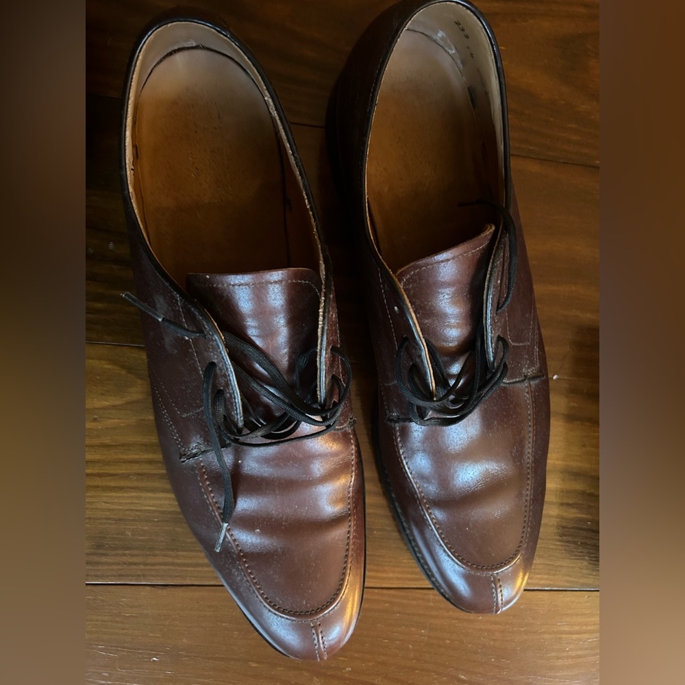 Wright Men’s Brown Dress Shoes 14 2A